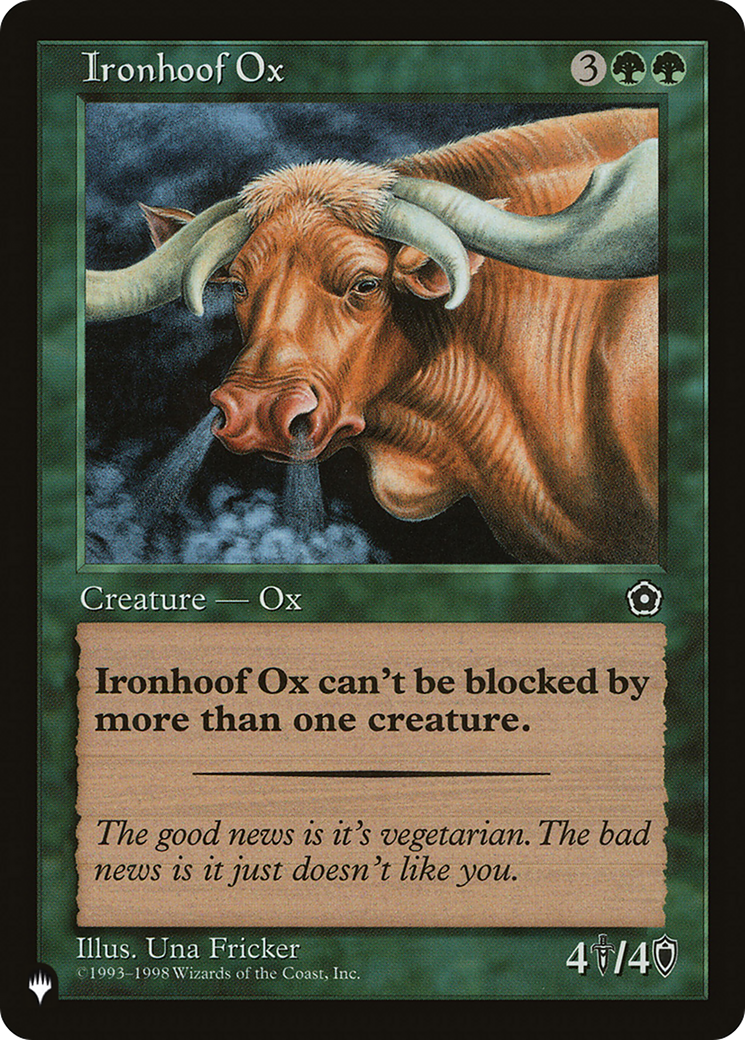 Ironhoof Ox (Retro) (P02-130) - The List
