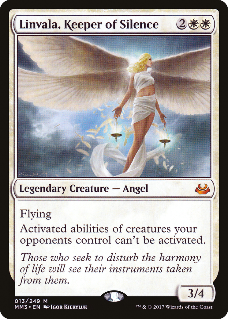 Linvala, Keeper of Silence [Modern Masters 2017] Foil