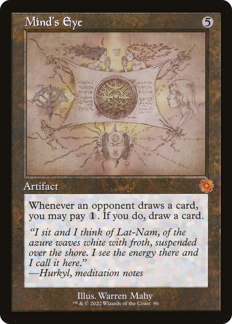 Mind's Eye (Schematic) (Retro) (096) Foil - The Brothers' War Retro Artifacts