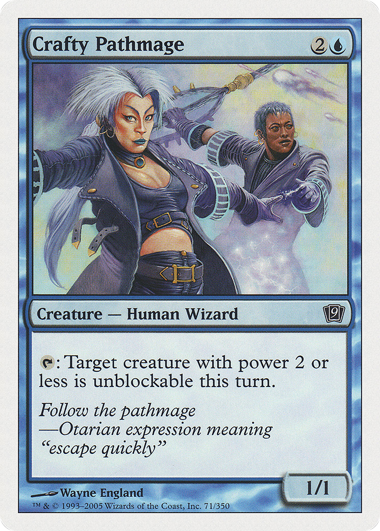 Crafty Pathmage (071) Foil - Ninth Edition