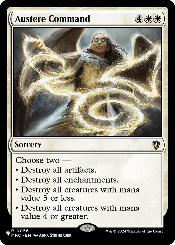 Austere Command (MKC-56) - The List
