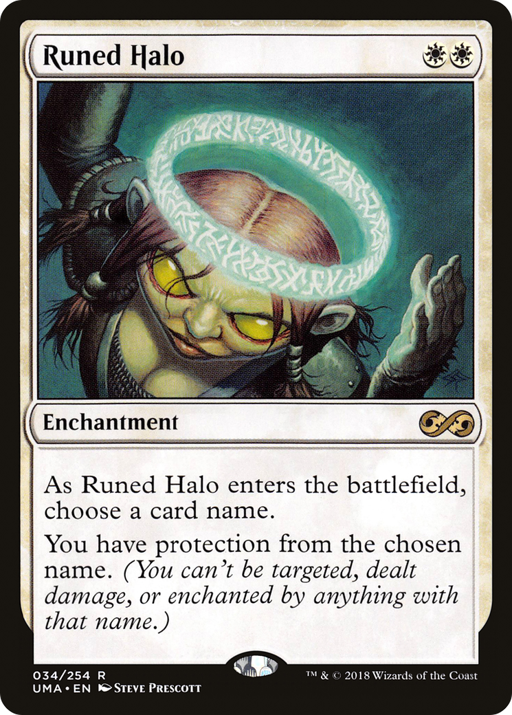 Runed Halo (034) Foil - Ultimate Masters