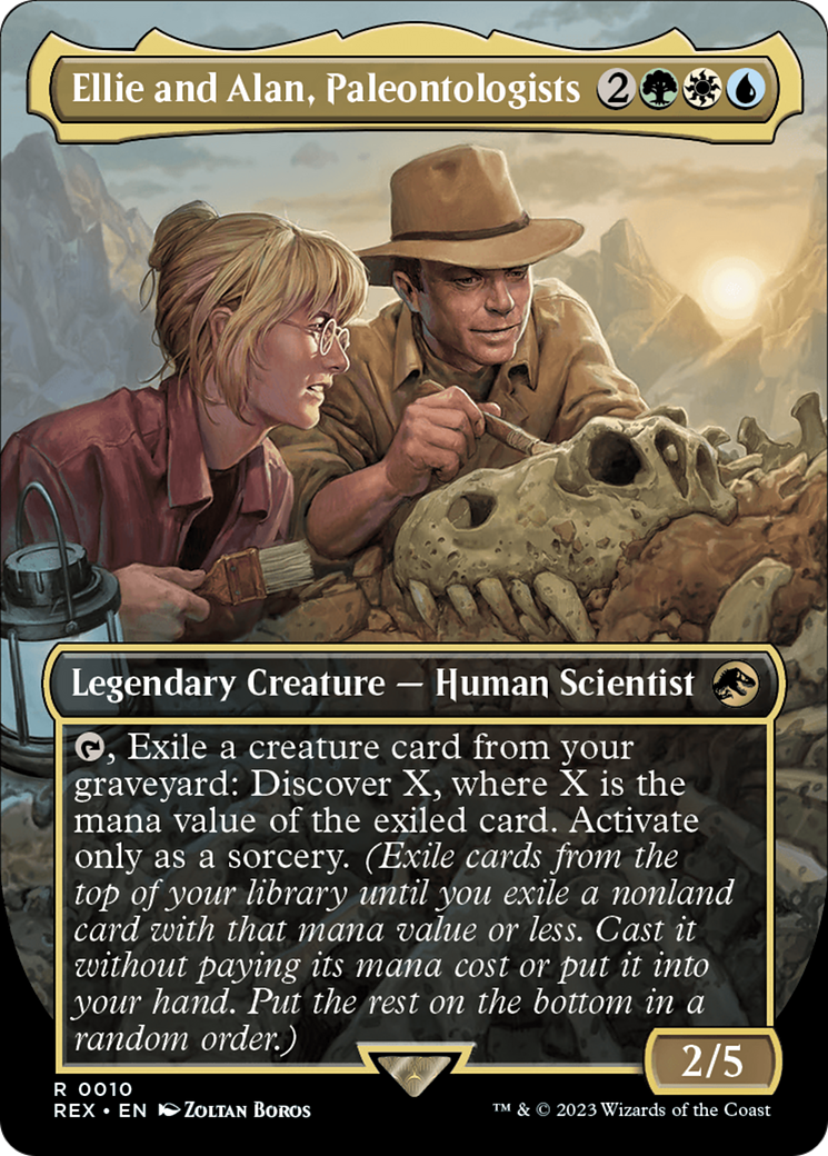 Ellie and Alan, Paleontologists (Borderless) (010) - Jurassic World Collection