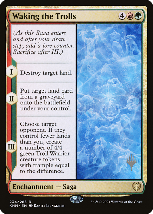 Waking the Trolls (Promo Pack) [Kaldheim Promos] Foil