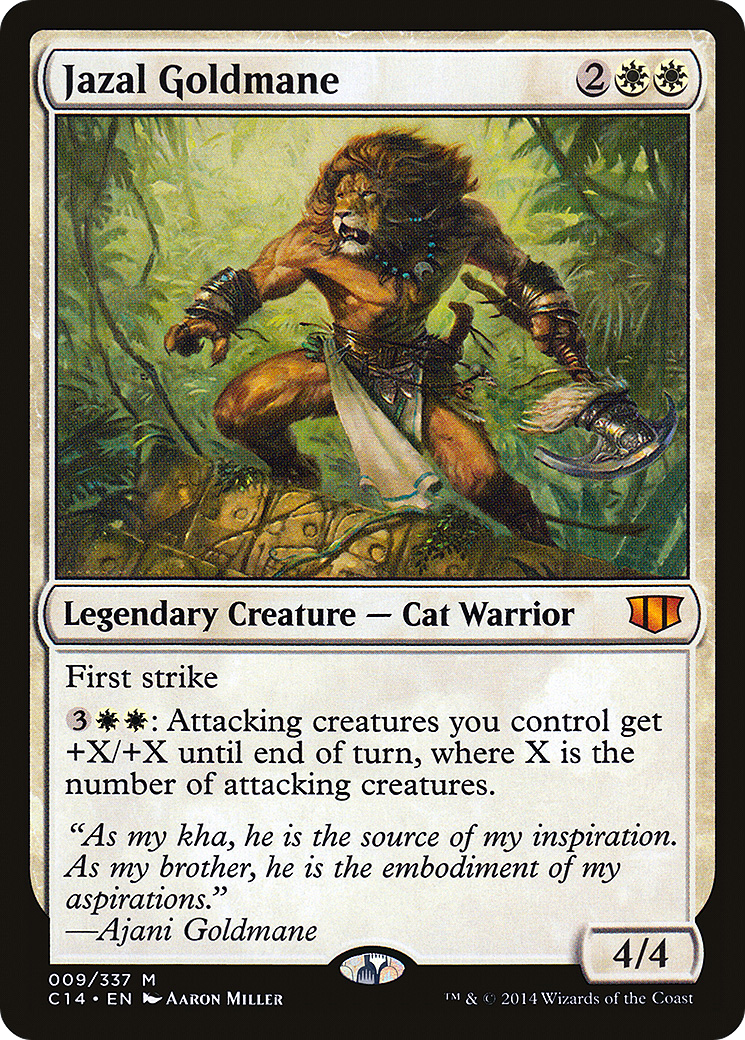 Jazal Goldmane (009) - Commander 2014