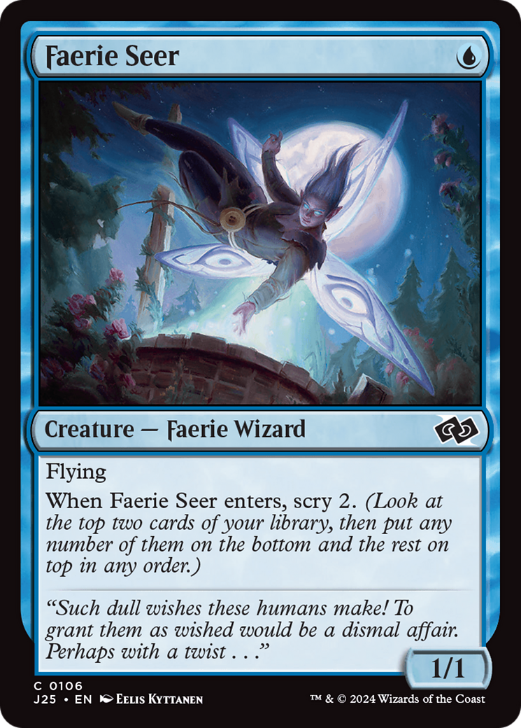 Faerie Seer [Foundations Jumpstart] | Silver Goblin