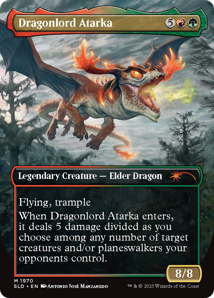Dragonlord Atarka // Dragonlord Atarka (1970) - Secret Lair Drop