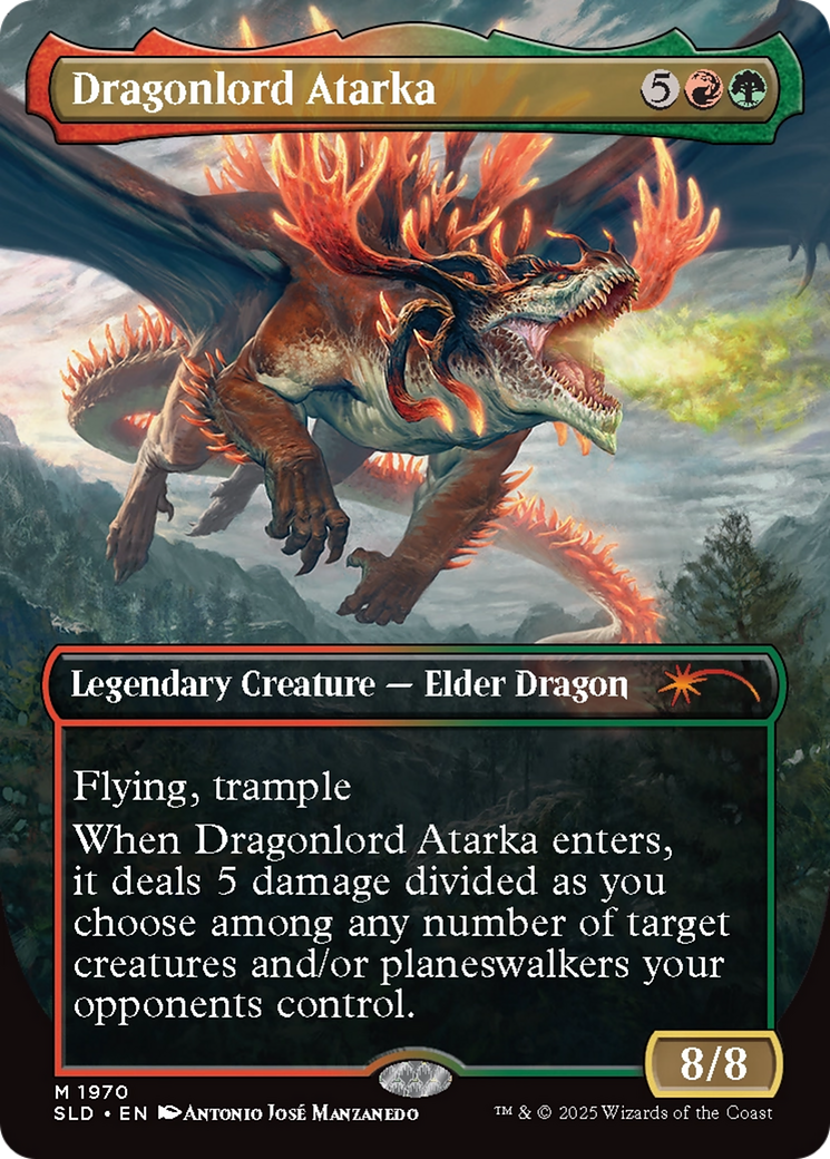 Dragonlord Atarka // Dragonlord Atarka (1970) - Secret Lair Drop