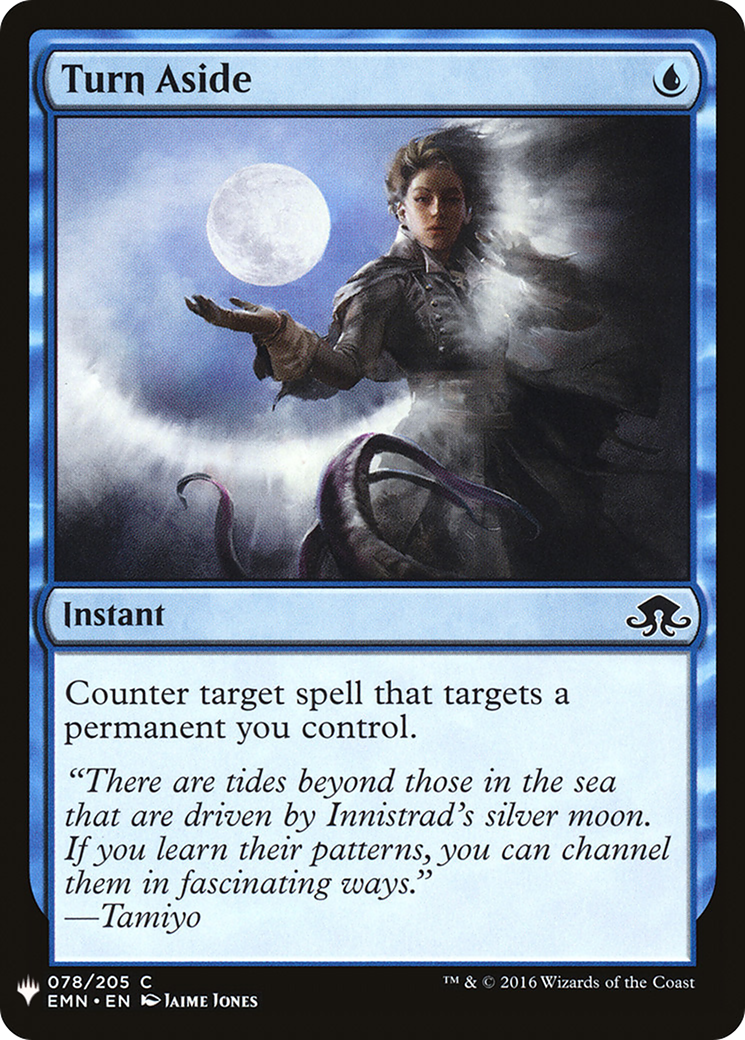 Turn Aside (EMN-78) - The List