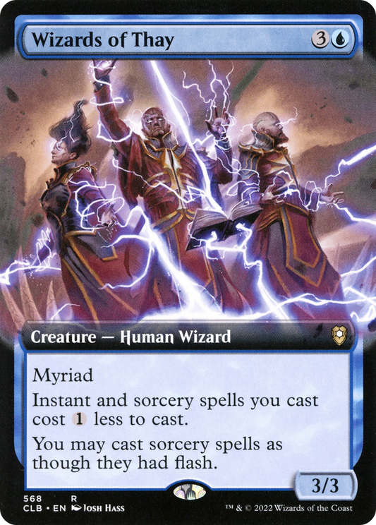 Wizards of Thay (Extended Art) (568) Foil - Commander Legends: Battle for Baldur's Gate
