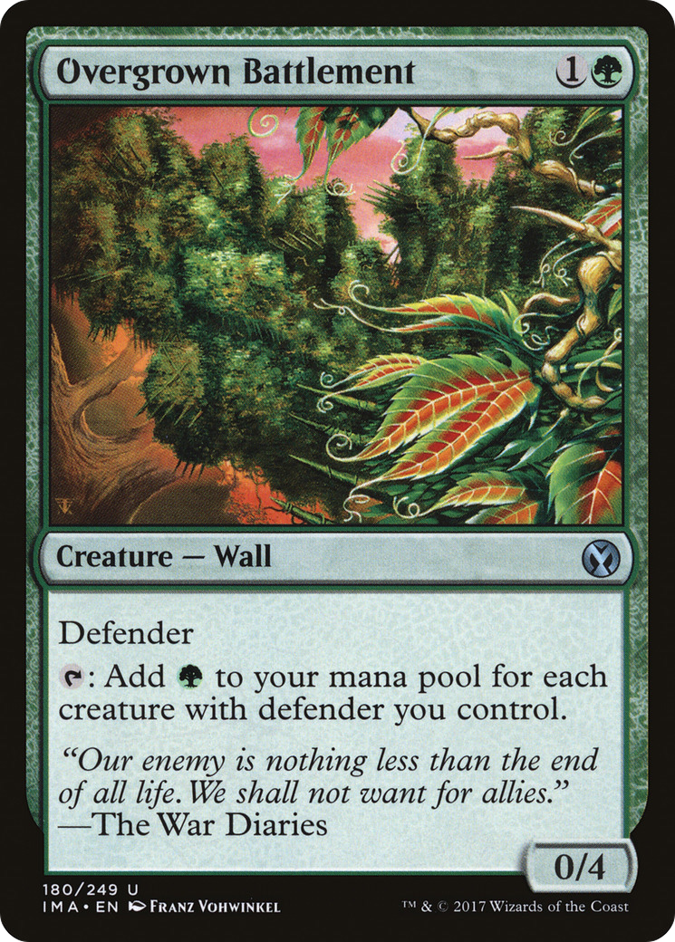 Overgrown Battlement (180) - Iconic Masters