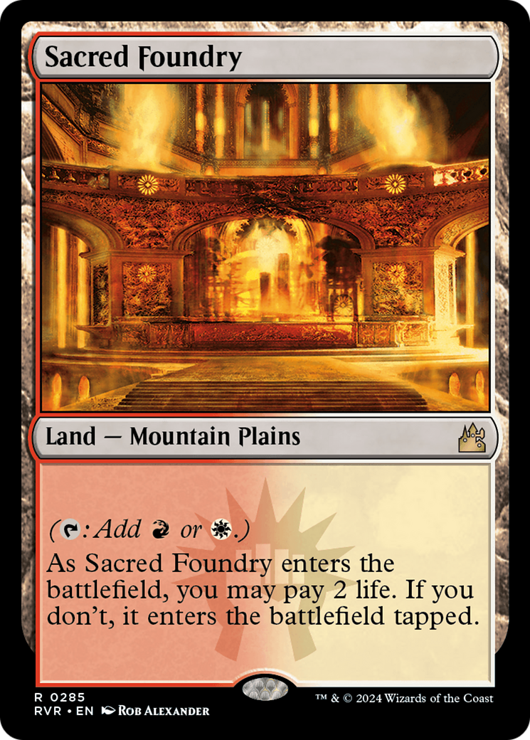 Sacred Foundry [Ravnica Remastered] | Silver Goblin