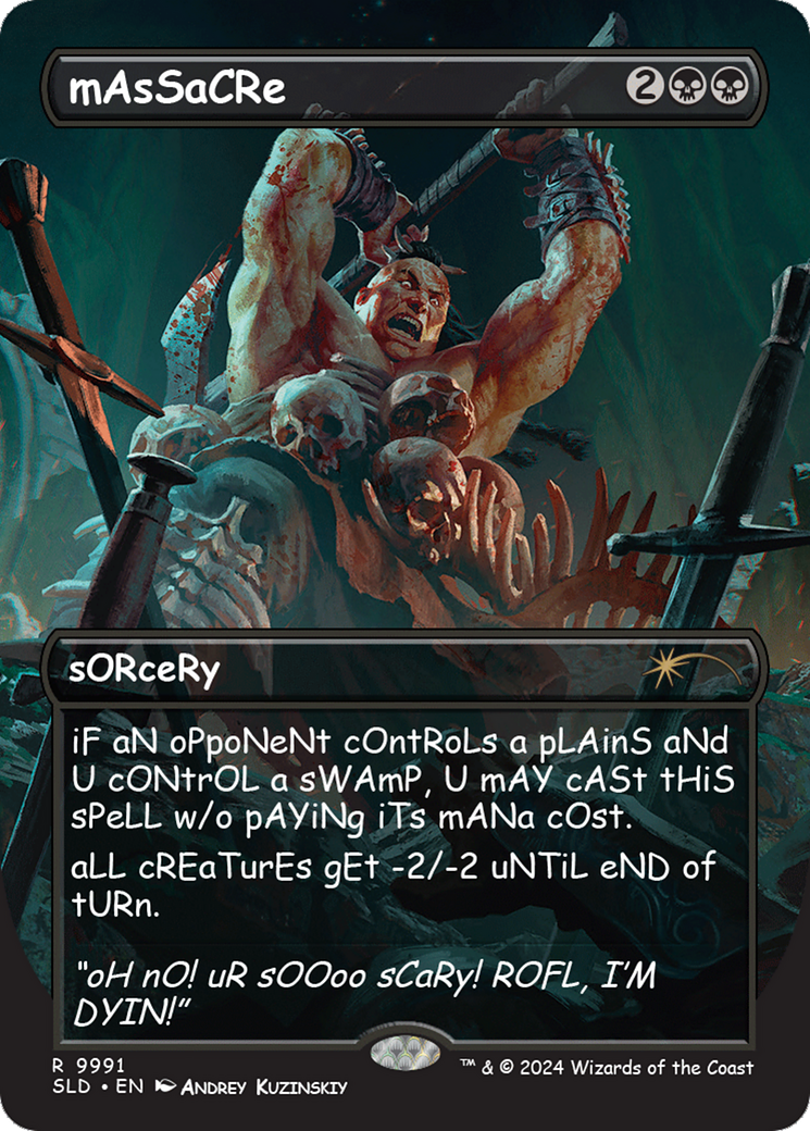 Massacre (9991) - Secret Lair Drop