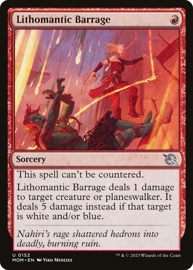 Lithomantic Barrage (152) - March of the Machine