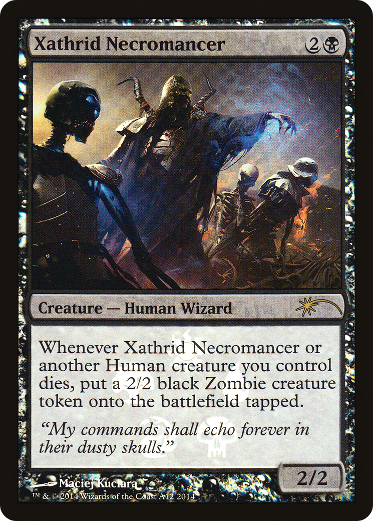 Xathrid Necromancer (A12) Foil - Magic 2014 Promos