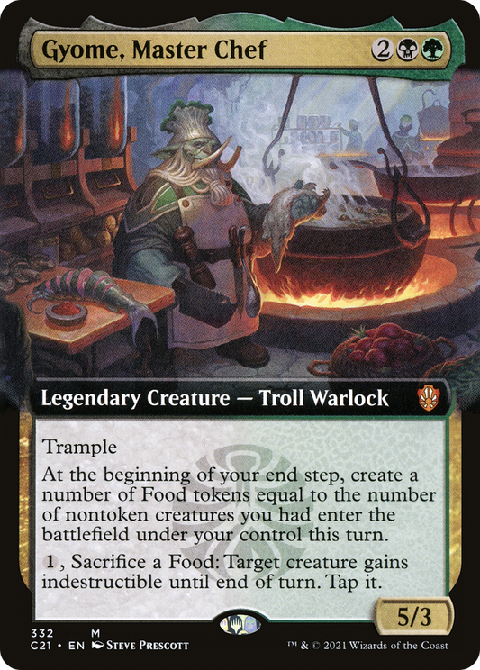 Gyome, Master Chef (Extended Art) (332) - Commander 2021