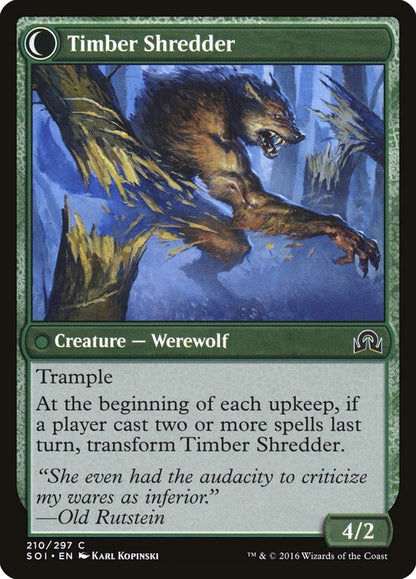 Hinterland Logger (210) Foil - Shadows over Innistrad