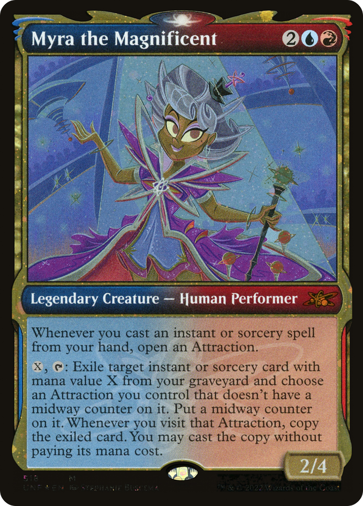 Myra the Magnificent (Showcase) (Galaxy Foil) (Showcase) (518) Foil - Unfinity