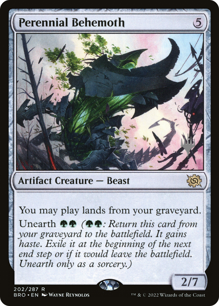 Perennial Behemoth (Promo Pack) [The Brothers' War Promos] | Silver Goblin