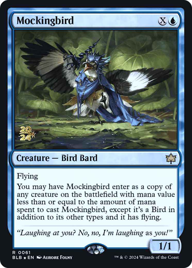 Mockingbird [Bloomburrow Prerelease Promos] | Silver Goblin