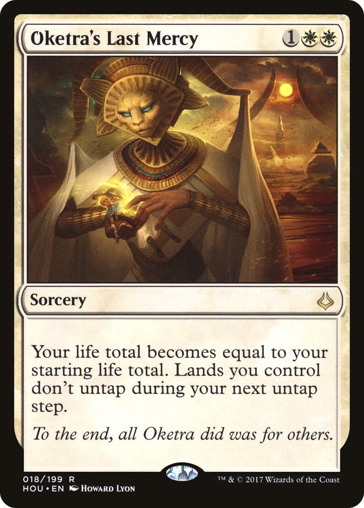 Oketra's Last Mercy (018) Foil - Hour of Devastation