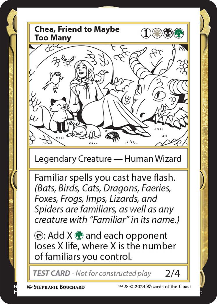 Chea, Friend to Maybe Too Many [Mystery Booster 2 Playtest Cards] | Silver Goblin