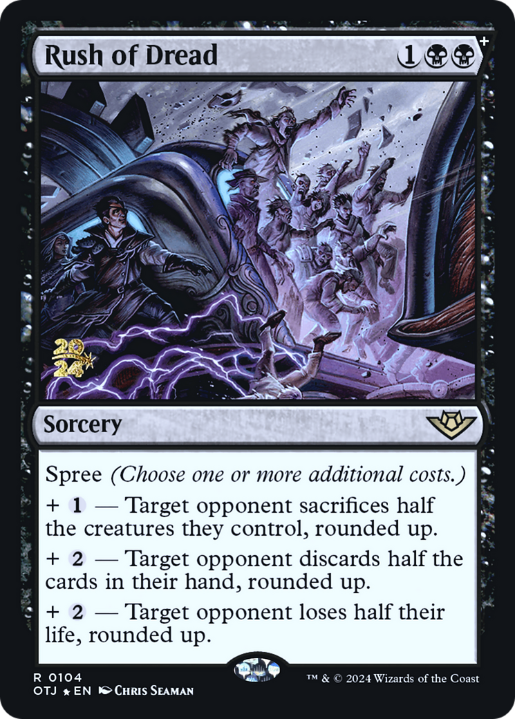 Rush of Dread (104) Foil - Outlaws of Thunder Junction Promos