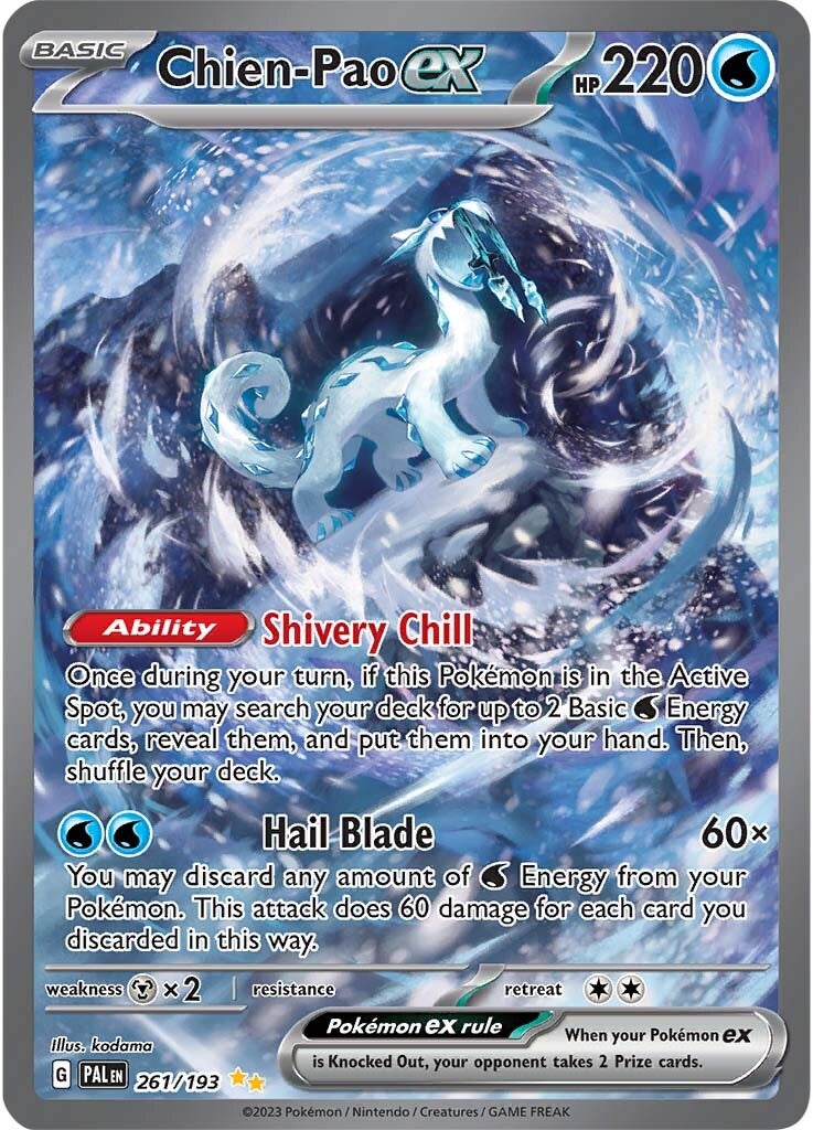 Chien-Pao ex (261/193) [Scarlet & Violet: Paldea Evolved] | Silver Goblin