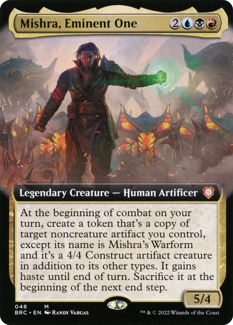 Mishra, Eminent One (Extended Art) (048) - The Brothers' War Commander