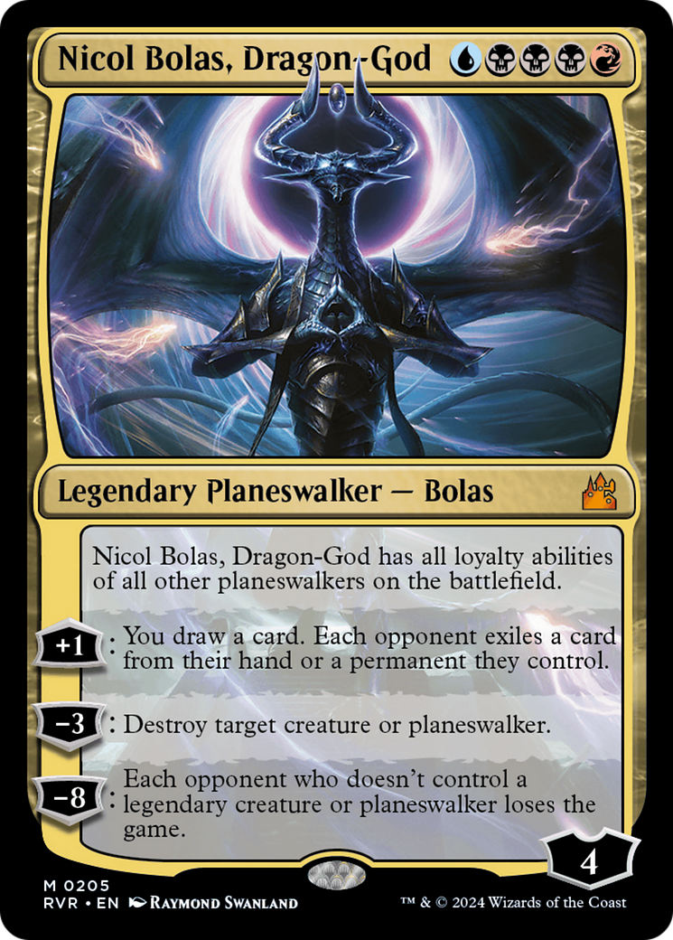 Nicol Bolas, Dragon-God [Ravnica Remastered] | Silver Goblin