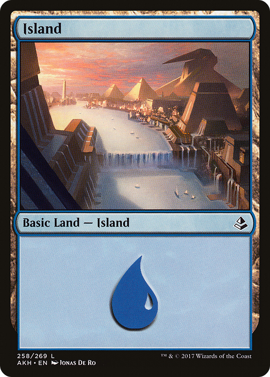 Island (258) [Amonkhet] Foil