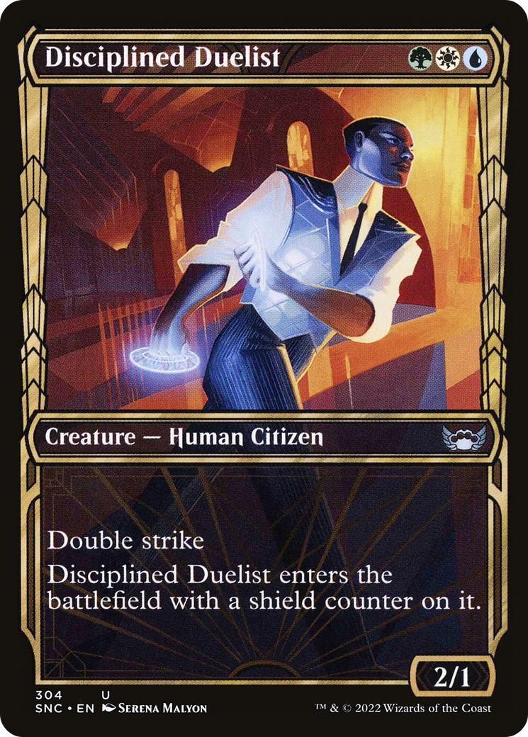 Disciplined Duelist (Showcase) (304) Foil - Streets of New Capenna