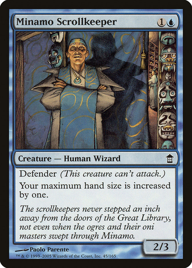 Minamo Scrollkeeper [Saviors of Kamigawa] | Silver Goblin