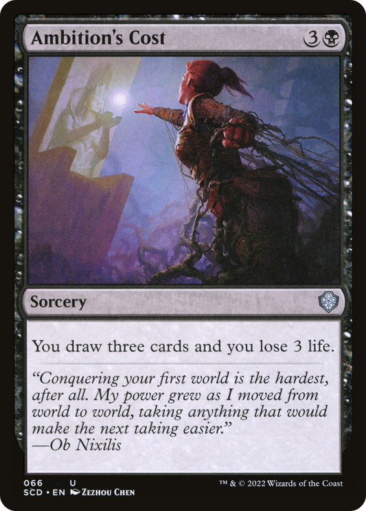 Ambition's Cost (066) - Starter Commander Decks