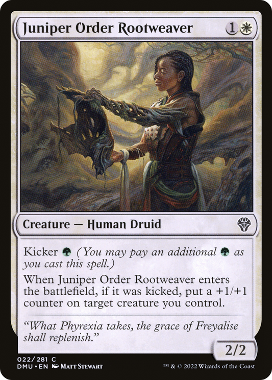 Juniper Order Rootweaver [Dominaria United] Foil