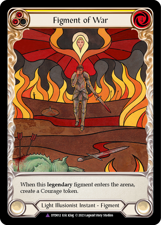 Figment of War // Bellona, Archangel of War (Marvel) (DTD012) Cold Foil - Dusk till Dawn