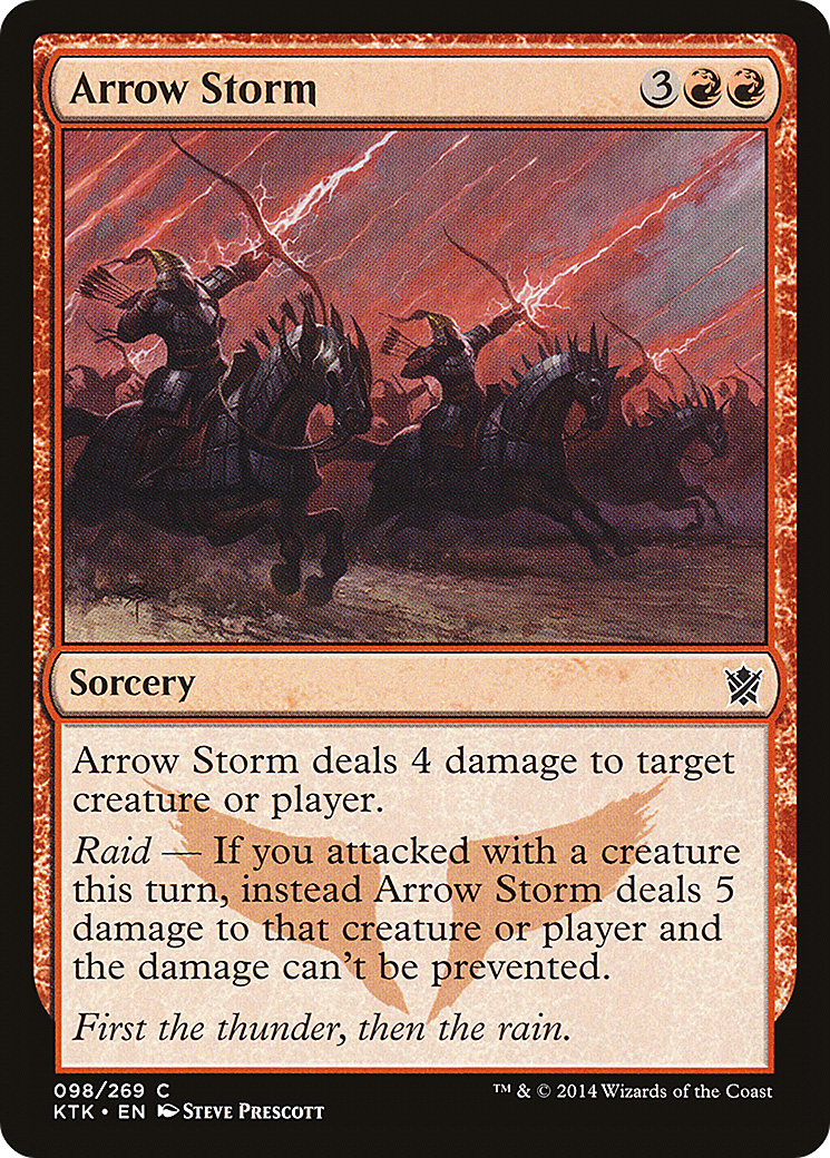 Arrow Storm (098) Foil - Khans of Tarkir