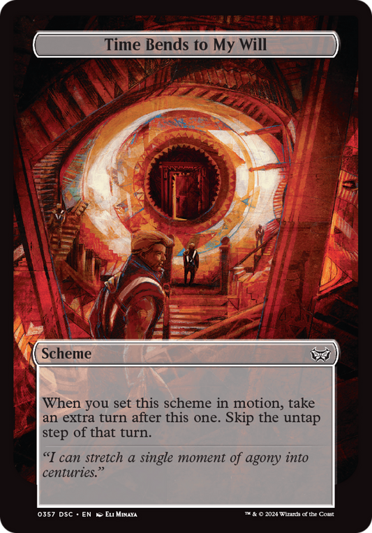Time Bends to My Will (Full Art) [Duskmourn: House of Horror Commander] Foil