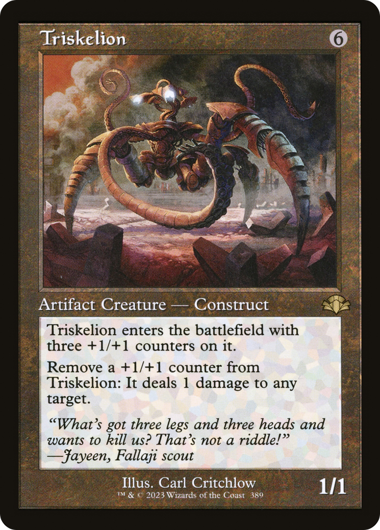 Triskelion (Retro) [Dominaria Remastered] Foil
