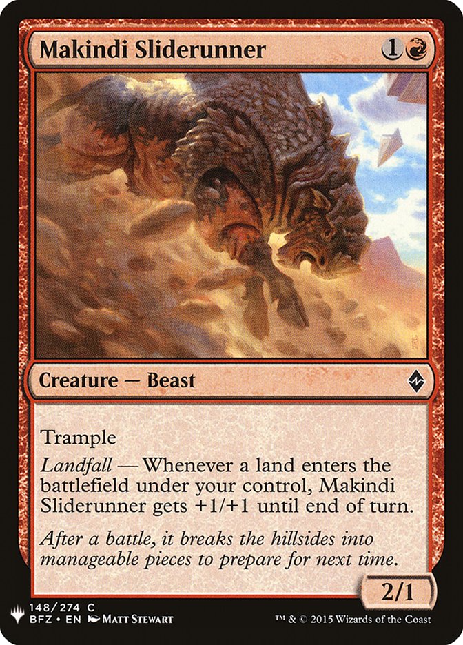 Makindi Sliderunner [Mystery Booster] | Silver Goblin