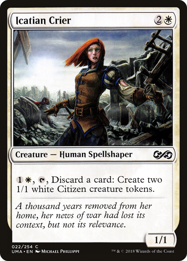Icatian Crier (022) Foil - Ultimate Masters