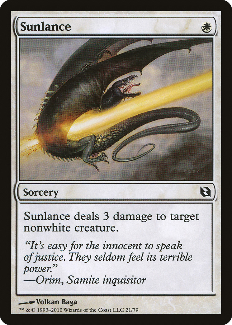 Sunlance (021) - Duel Decks: Elspeth vs. Tezzeret