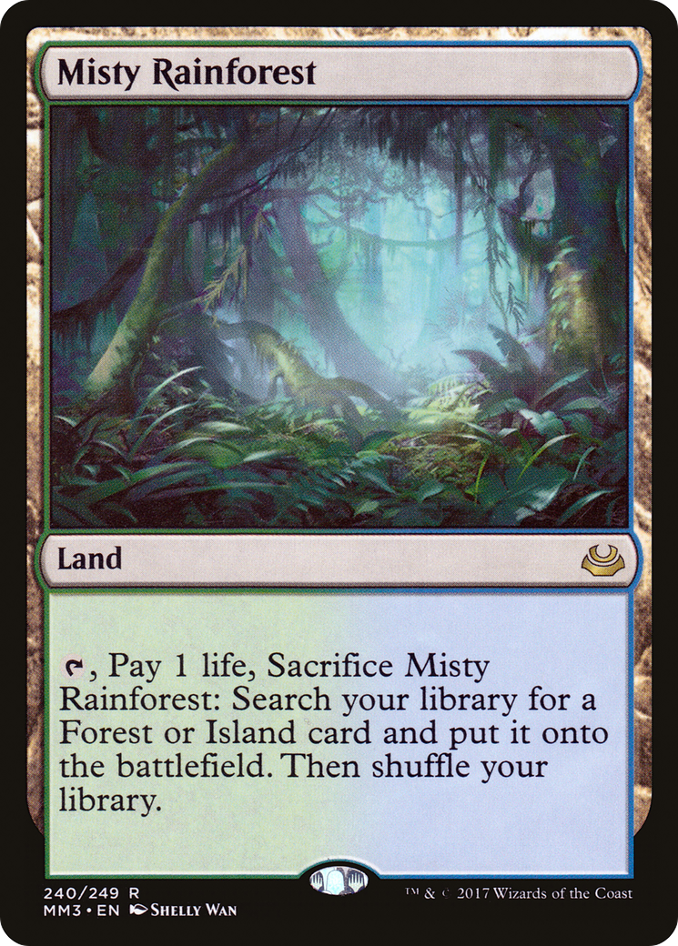 Misty Rainforest (240) - Modern Masters 2017