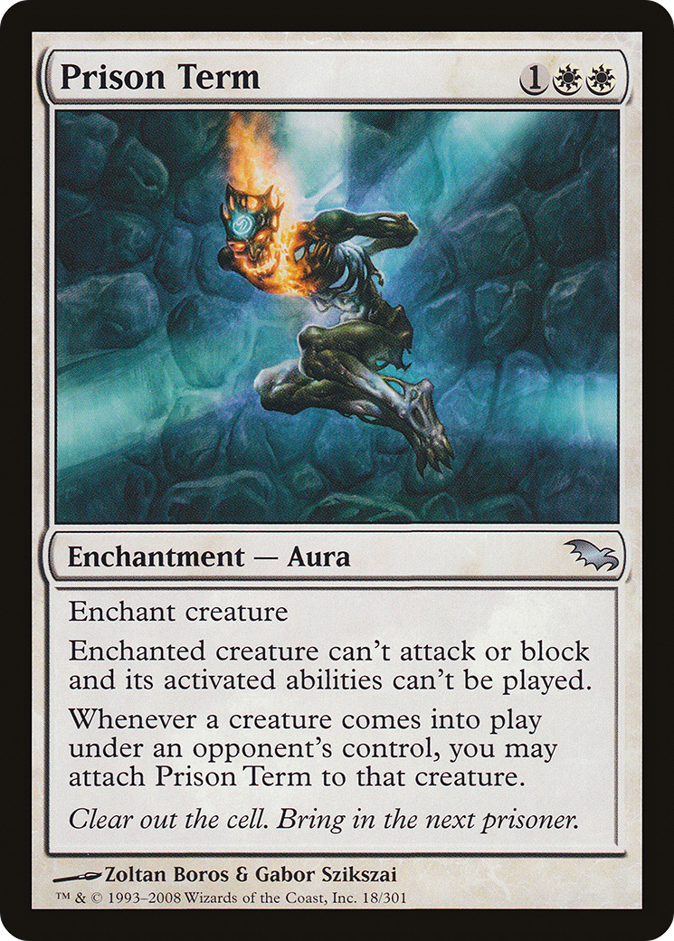 Prison Term (018) Foil - Shadowmoor