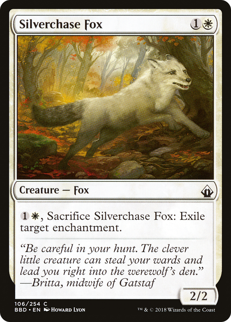 Silverchase Fox (106) Foil - Battlebond