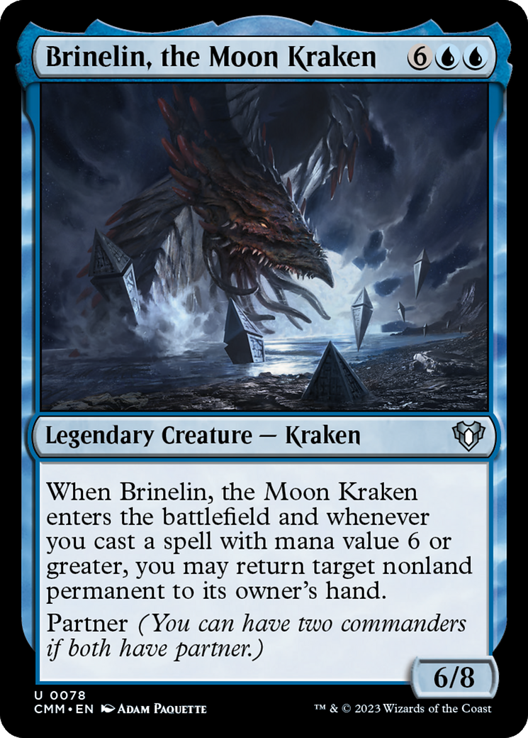 Brinelin, the Moon Kraken [Commander Masters] | Silver Goblin