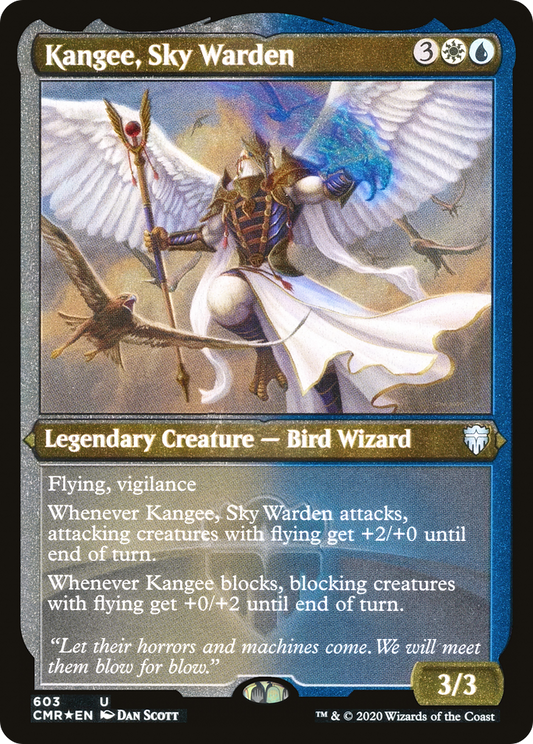 Kangee, Sky Warden (603) Foil - Commander Legends