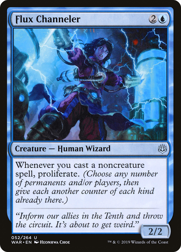 Flux Channeler (052) Foil - War of the Spark