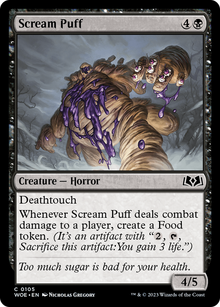 Scream Puff (105) Foil - Wilds of Eldraine