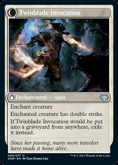 Twinblade Geist (040) Foil - Innistrad: Crimson Vow